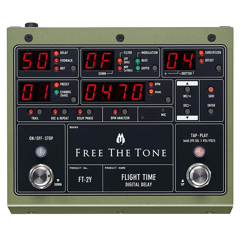 Free The Tone Flight Time FT-2Y Delay Pedal image 1