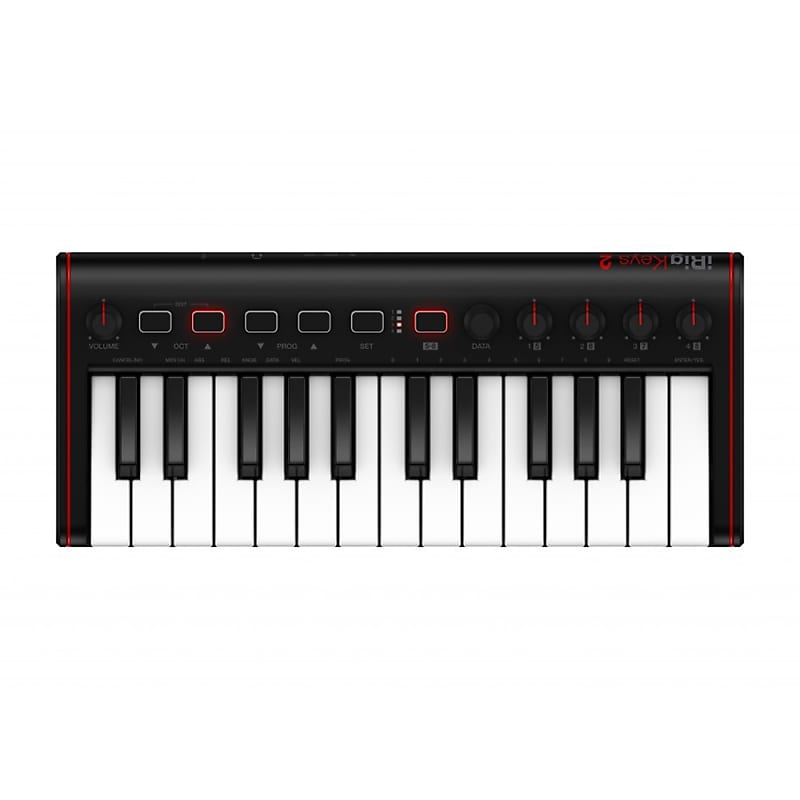 IK Multimedia iRig Keys 2 Mini 25-Key Ultra-Compact MIDI Keyboard Controller image 1