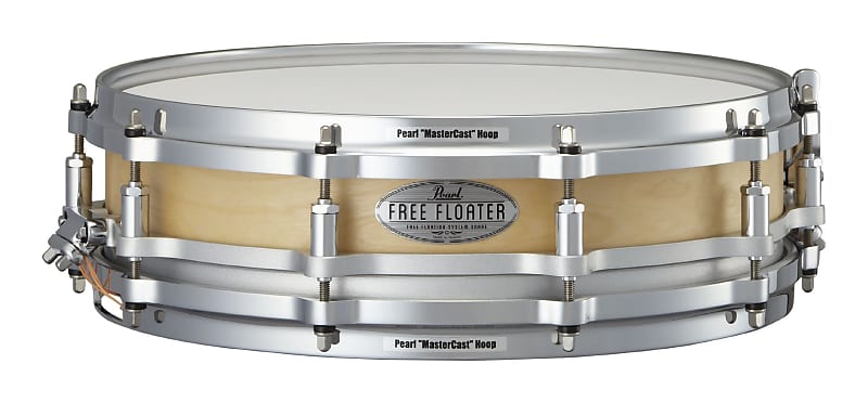Pearl Free floating System Snare ピッコロスネア Pearl Free Floating Stainless Steel Piccolo 14x3.5