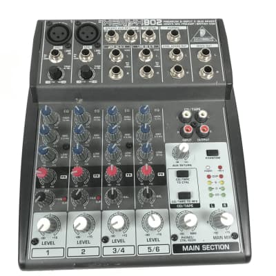 BEHRINGER Q802USB 8ch USBオーディオ内蔵ミキサー Amazon | Behringer Xenyx q802usb | コンデンサ | 楽器・音響機器