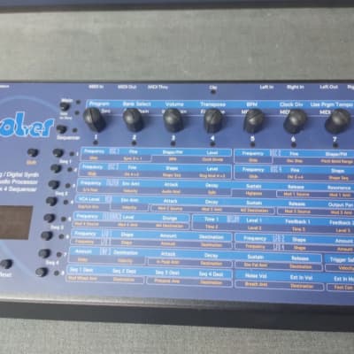 Dave Smith Instruments Evolver Desktop Monophonic Synthesizer 2002 - 2016 - Blue