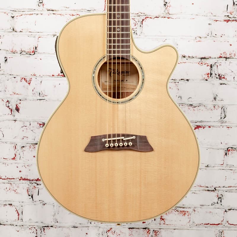 Takamine Thinline TSP138 CN Solid Spruce Top, Gloss Natural, Acoustic Electric, Semi-hard Case x0043 image 1
