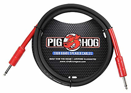 Pig Hog 1/4" Speaker Cable - 5 ft image 1