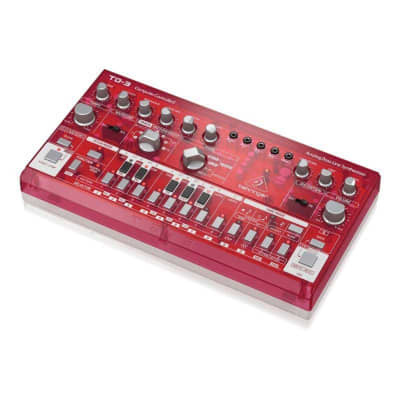 Behringer TD3-SB Strawberry Translucent Analog Bass Synth