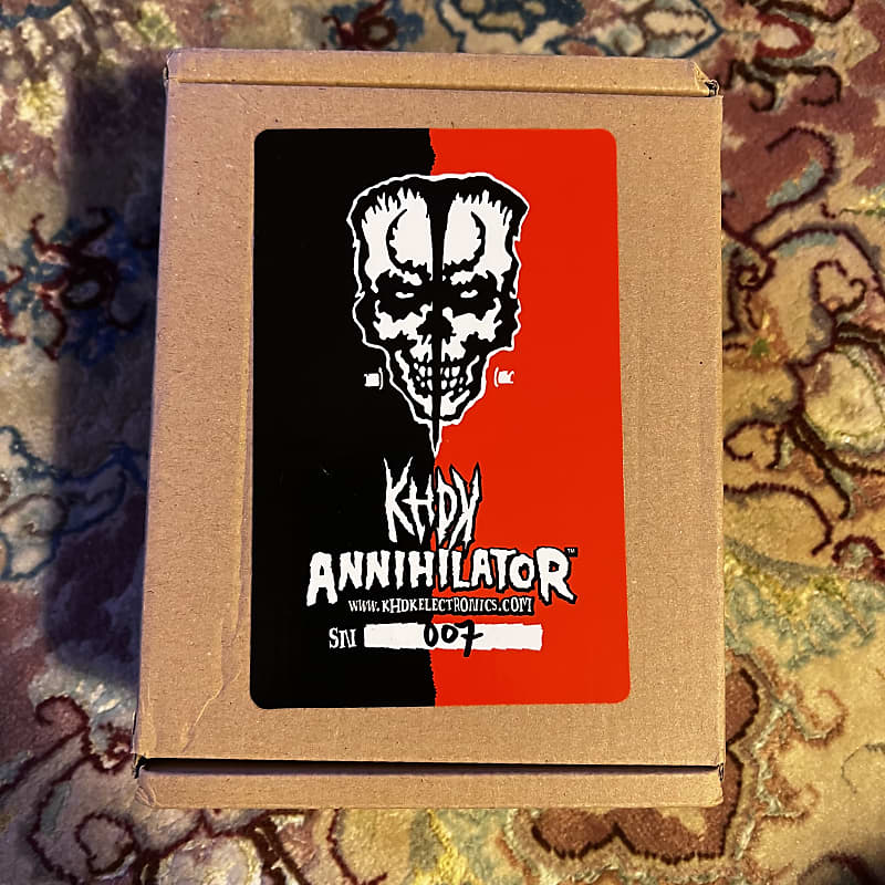 KHDK Electronics Annihilator Red/Black 2020 Black / Red Reverb