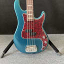 G&L Tribute Series LB-100 4-string bass Emerald Blue Rosewood fingerboard.   New!