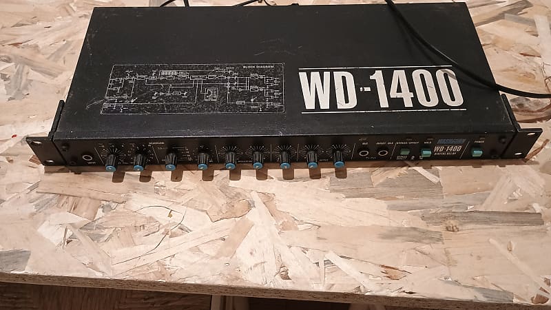 Washburn DELAY Wd-1400 anni '90 - nero image 1