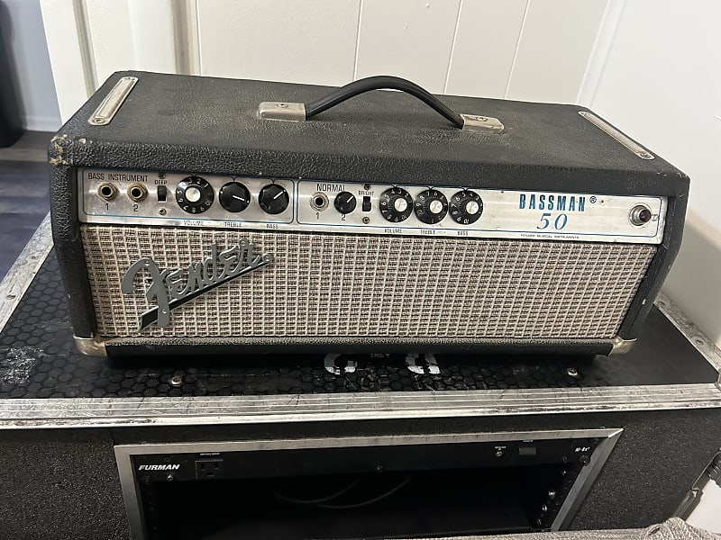 Fender Bassman 50 2-Channel 50-Watt Guitar Amp Head 1972 - 1976