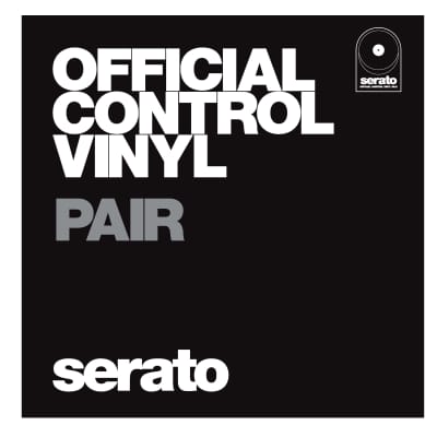 Serato SCV-PS-BLK-7S 7'' Serato Control Vinyl, Black, Pair image 3