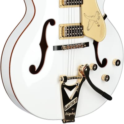Gretsch G6136TG Players Edition Falcon Electric Guitar (with Case), Falcon White image 8