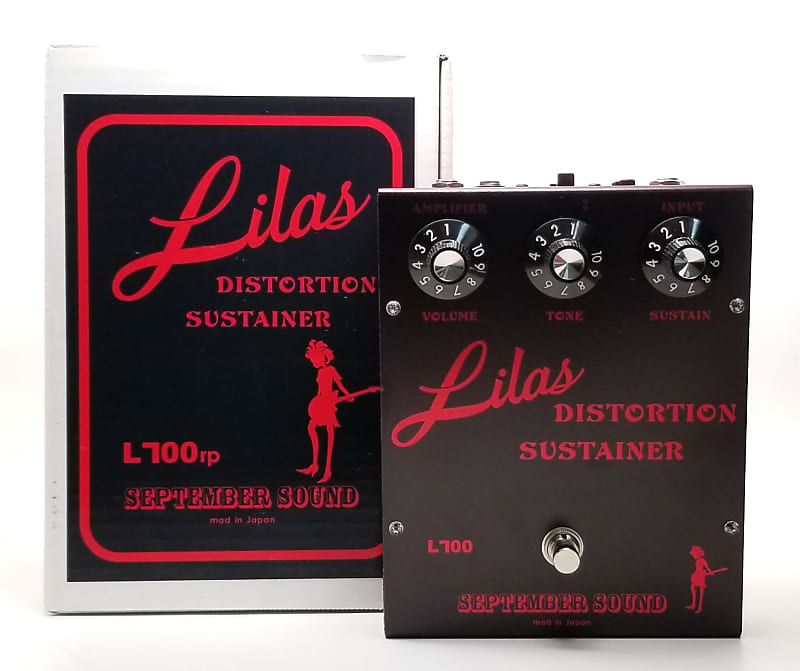 used September Sound Lilas Distortion Sustainer L700 RP, Mint Condition  with Box and Paperwork!