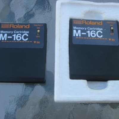 Two Roland M-16C Memory Cartridge for GR-700,  JX-3P, JX-8P, JX-10 image 1