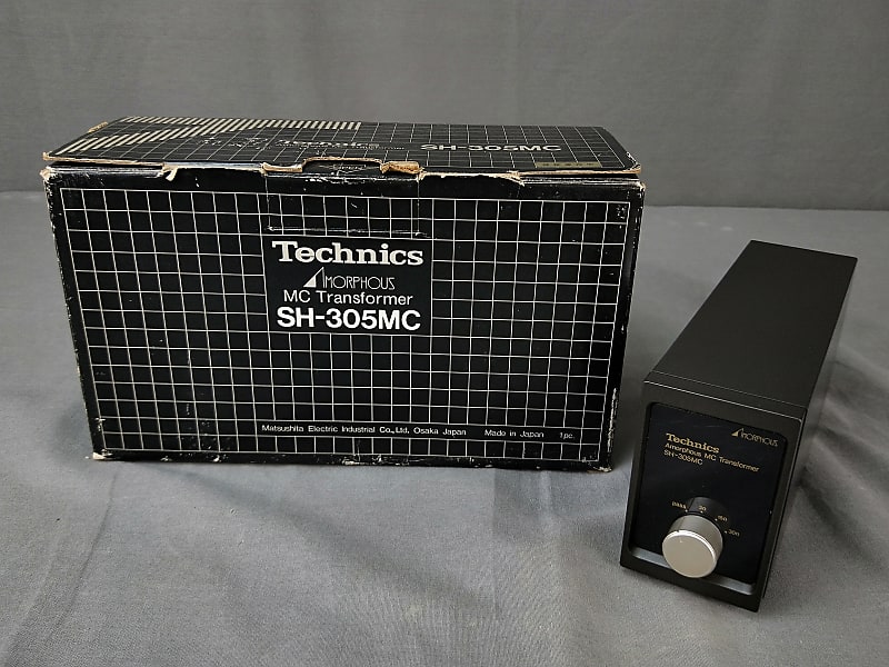 Technics SH-305MC Amorphous Core MC step up transformer w/ Box In Excellent  Condition