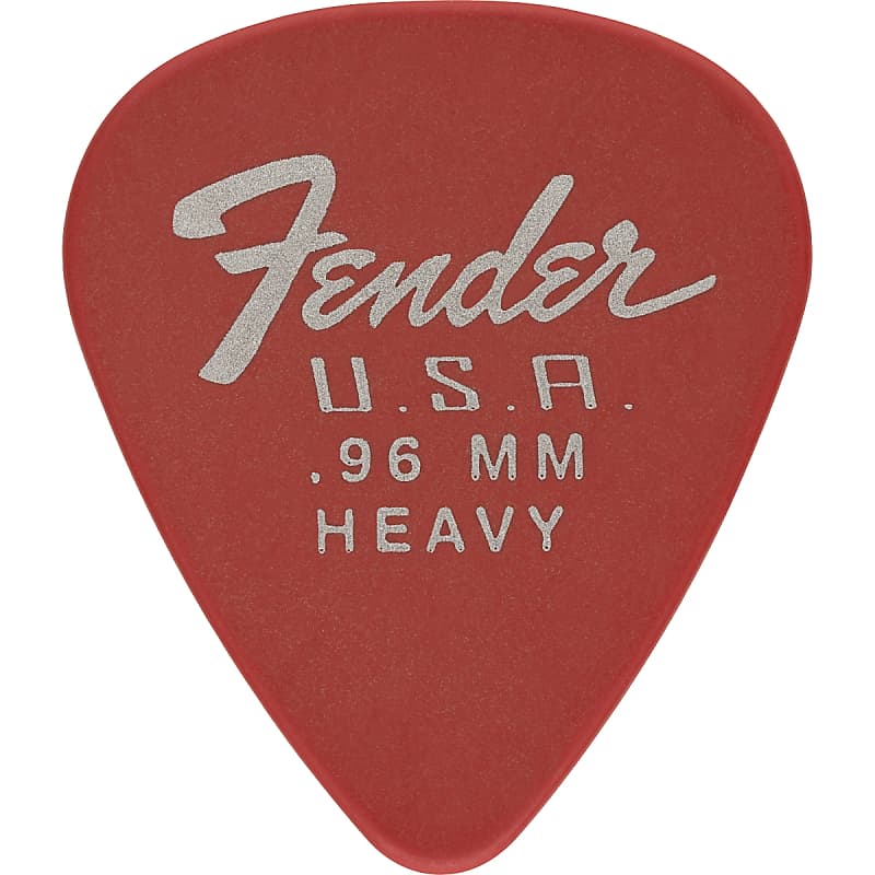 Fender Dura-Tone .96mm 351 Delrin Picks - Heavy (12) image 1