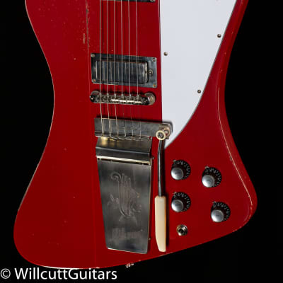 Gibson Custom Shop 1963 Firebird V w/ Maestro Vibrola Murphy Lab Light Aged Cardinal Red (143) for sale