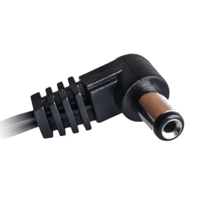 Cioks 1015 Flex Power Cable 15cm (6″) 5,5/2,1mm Center Negative Angled DC Plug image 1
