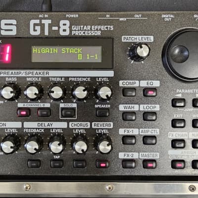 Reverb.com listing, price, conditions, and images for boss-gt-8-guitar-effects-processor