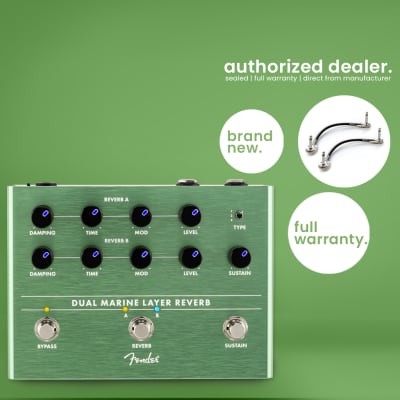 Fender Dual Marine Layer Reverb Guitar Effects Pedal image 8