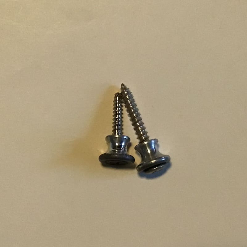 Gibson Vintage 1969 Les Paul Nickel Strap Buttons ES SG 1967 Reverb