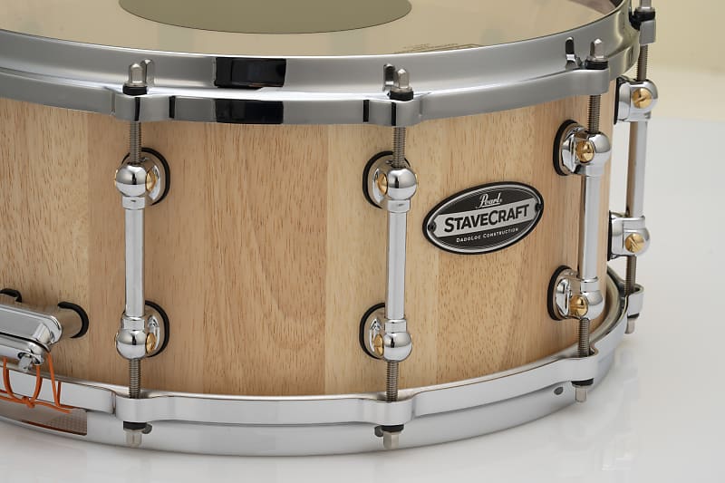 Pearl Duoluxe 14 X 6.5 Snare With Nic White Marine Inlays