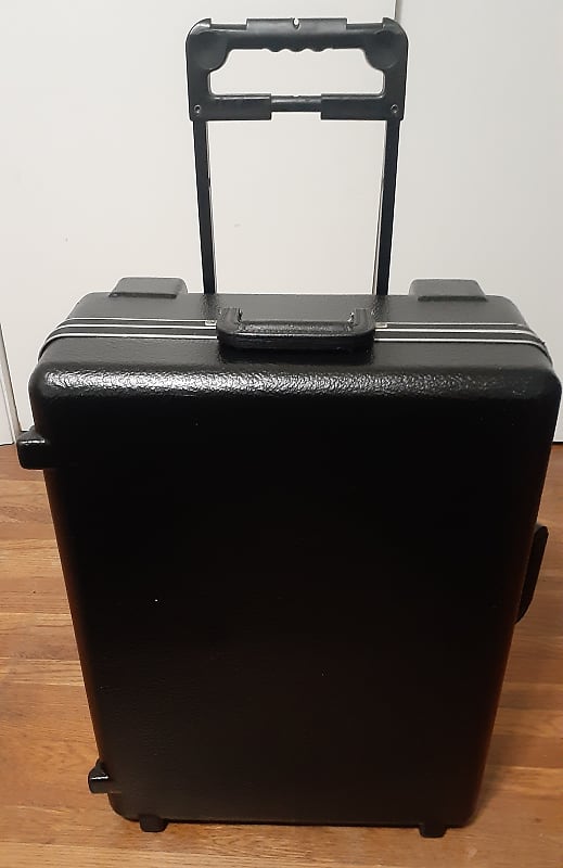 Unbranded Vintage Solid Quad (4) Trumpet Case with Travel handle & wheels  1970's-1980's image 1