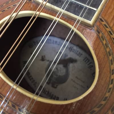 Gibson Mandolin vintage 1896 Light front dark back image 7