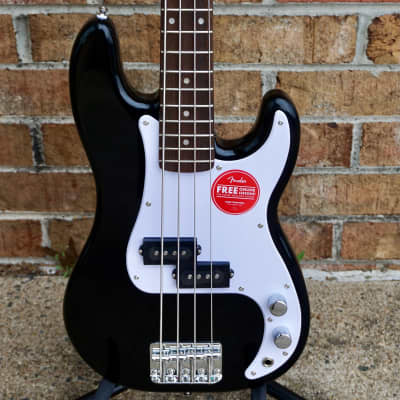 Fender Squier Mini Precision Bass Laurel Fingerboard Black for sale
