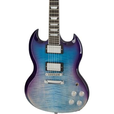 Gibson SG Modern Electric Guitar Blueberry Fade image 2