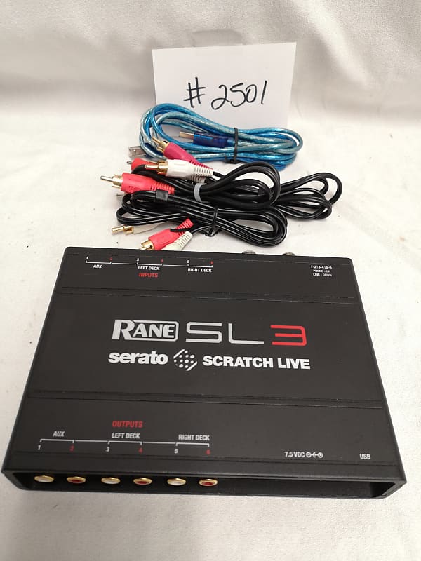 Rane SL 3 - USB 2.0 Interface for Serato Scratch Live #2501 Good Used  Working Condition