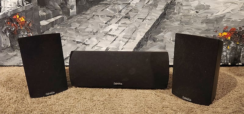 Definitive Technology Definitive Technology ProCinema 60 monitors speakers 2009 - Black  			