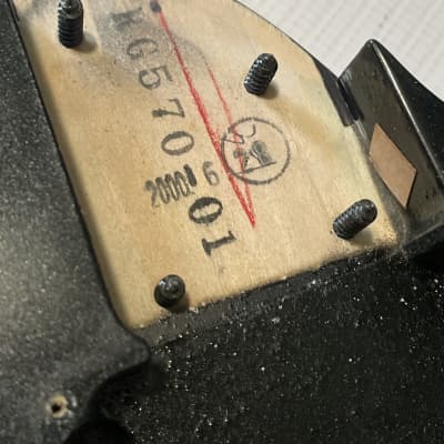 2000 Japan Fujigen Ibanez RG570 Metallic Jet Black Guitar Body Floyd Ready image 12