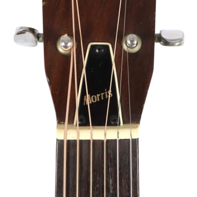 Vintage Morris WT Mahogany Natural Acoustic Guitar image 6