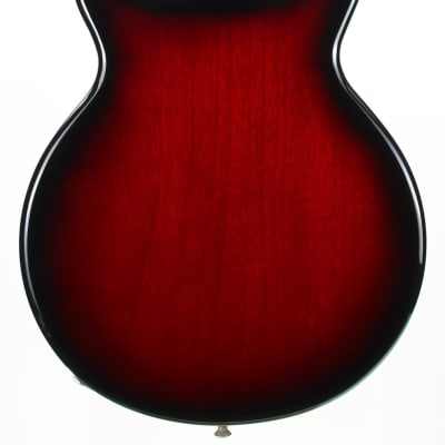 CLEAN! 2000 Hamer USA Newport Pro Black Cherry Burst - Solid Carved Spruce Top, Hollowbody Guitar! image 12