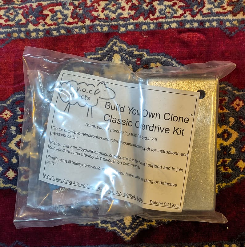 BYOC (build your own clone) Classic Overdrive 2022 - Bare | Reverb