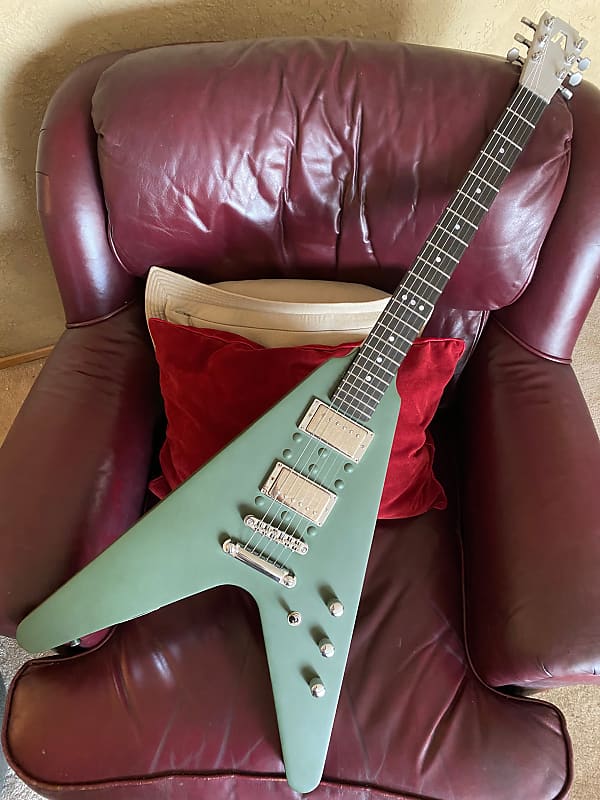 All Aluminum Flying V with Normandy Guitars Body and an | Reverb