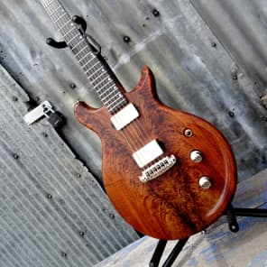 Rukavina Double Cutaway Guitar - Bookmatched Black Walnut image 2