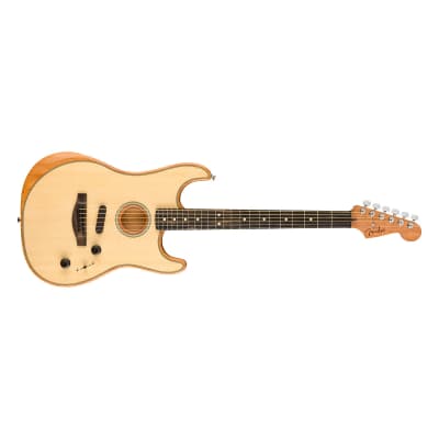 American Acoustasonic Stratocaster Natural Fender image 2