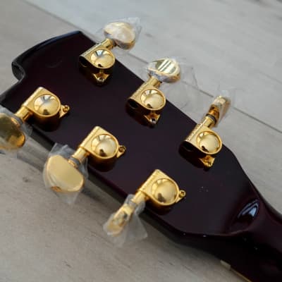 AIO SC77 Electric Guitar - Gold Top w/SKB-56 Hard Case image 10