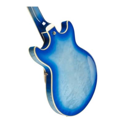 Ibanez AM Artcore Expressionist 6-String Electric Guitar (Jet Blue Burst) image 5