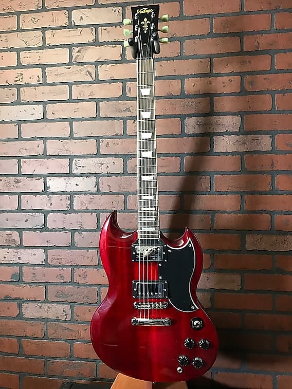 Vintage SG Style with Chrome Hardware Cherry Red PRE-ORDER image 1