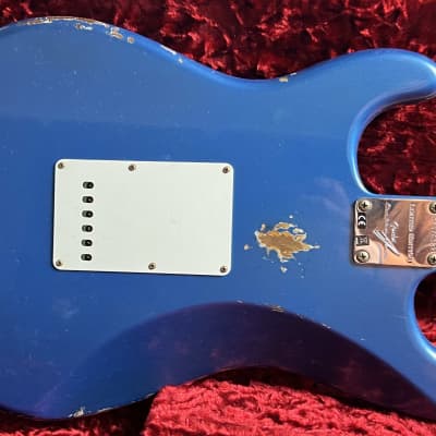 Fender Custom Shop Stratocaster '63 2023  - Aged Lake Placid Blue Relic image 10