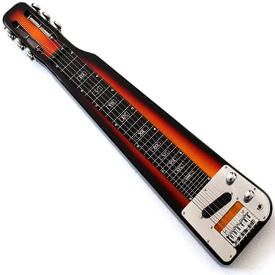 Lap Steel Electric Guitar Sunburst Lap Guitar style with Gig Bag & Slide Bar image 1