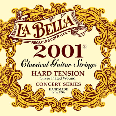 LaBella 2001 Hard Tension Classical Guitar Strings image 1
