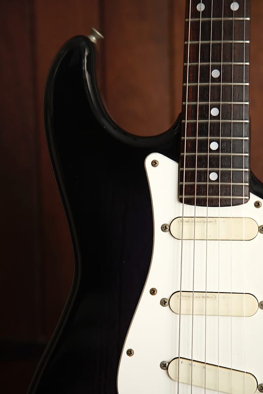 Fender Japan STR-85LS Stratocaster Guitar Translucent Black