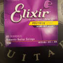 Elixir  .011-.025 Polyweb 80/20 Bronze Acoustic Guitar Strings - Custom Light (11-52) 2010s Standard