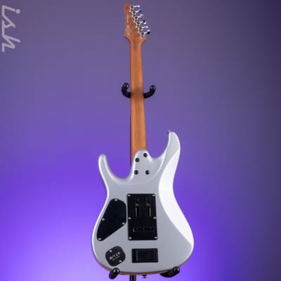 Ibanez Premium TOD10 Tim Henson Signature Electric Guitar Classic Silver Demo image 6