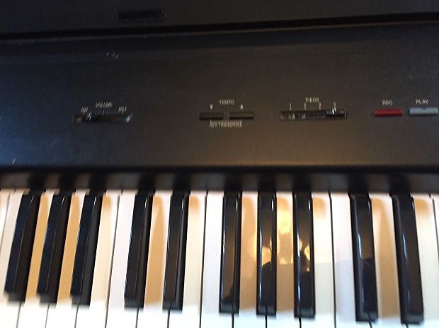 Roland EP 7II 76 Key Digital Piano w MIDI Pedal Power Supply