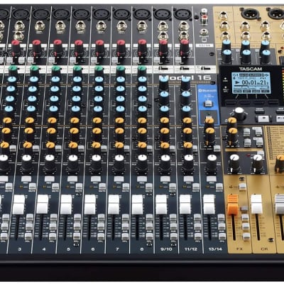 TASCAM Model 16 All-in-One Mixing Studio: Mixer/Interface/Recorder MODEL 16 image 1