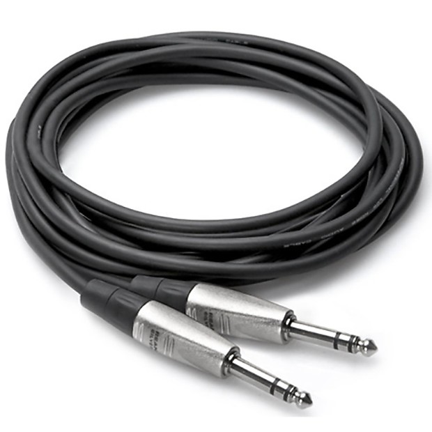 Hosa HSS-020 REAN 1/4" TRS to Same Pro Balanced Interconnect Cable - 20' image 1