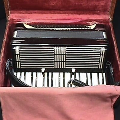 Vintage Italian Made Contessa II 120 Bass Accordion in it's Original Case & Ready to Play as-is image 1